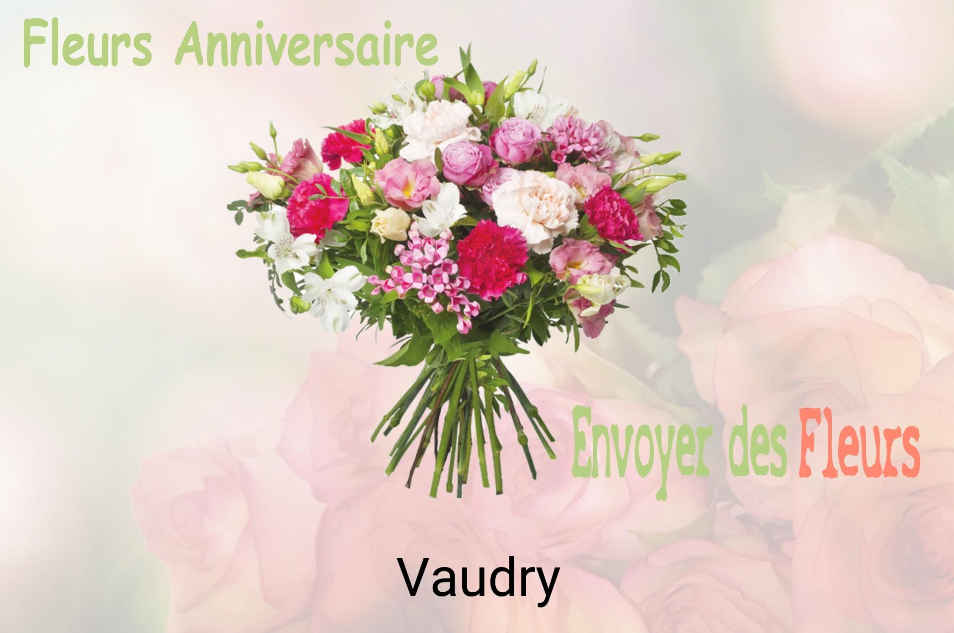 Bouquet de fleurs d’anniversaire livré à Vaudry